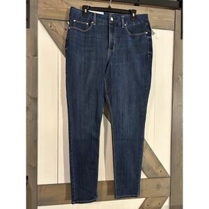 Seven Jeans Tummy Less Skinny Jeans Size 14 High Rise Birch